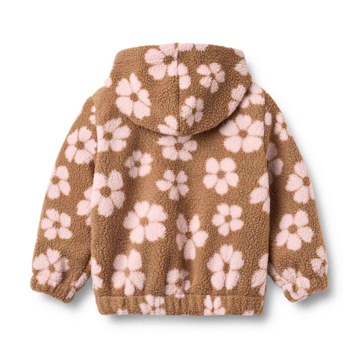 [Wheat]Zip Fleece Milla - Warm Hazel Flowers
