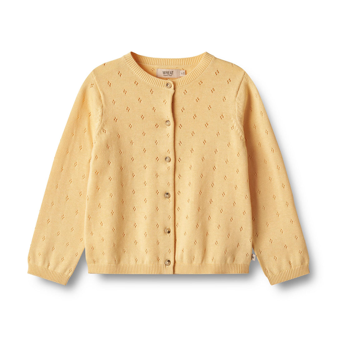 [Wheat] Knit Cardigan Maia - Pale Apricot