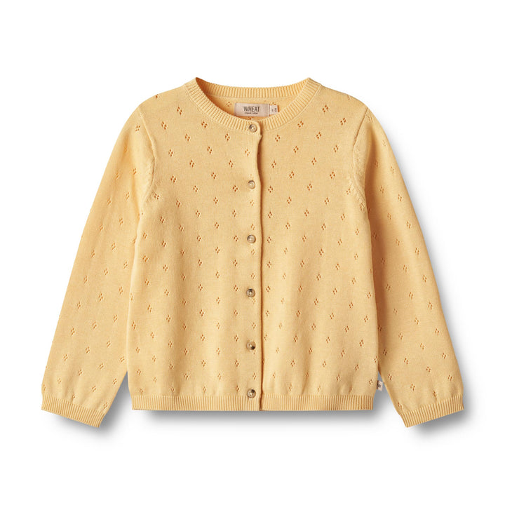 [Wheat] Knit Cardigan Maia - Pale Apricot