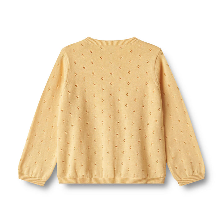 [Wheat] Knit Cardigan Maia - Pale Apricot