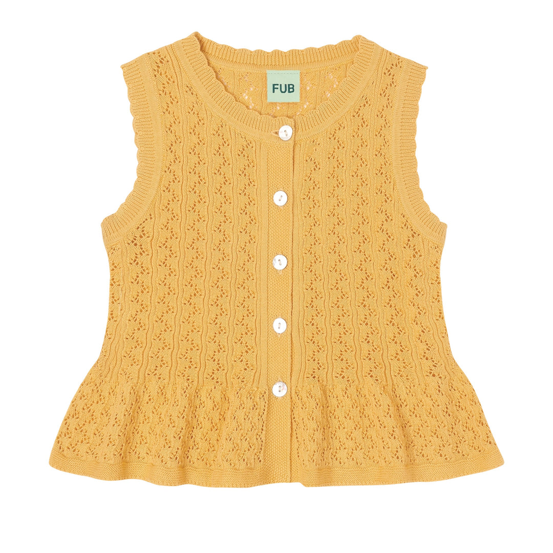 [Fub] Pointelle Top - Butter