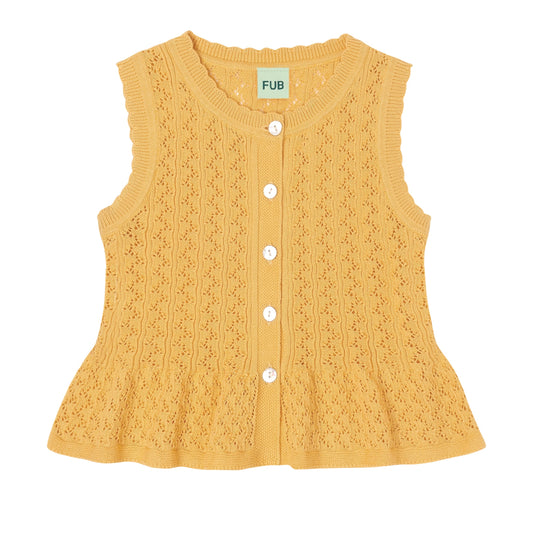 [Fub] Pointelle Top - Butter