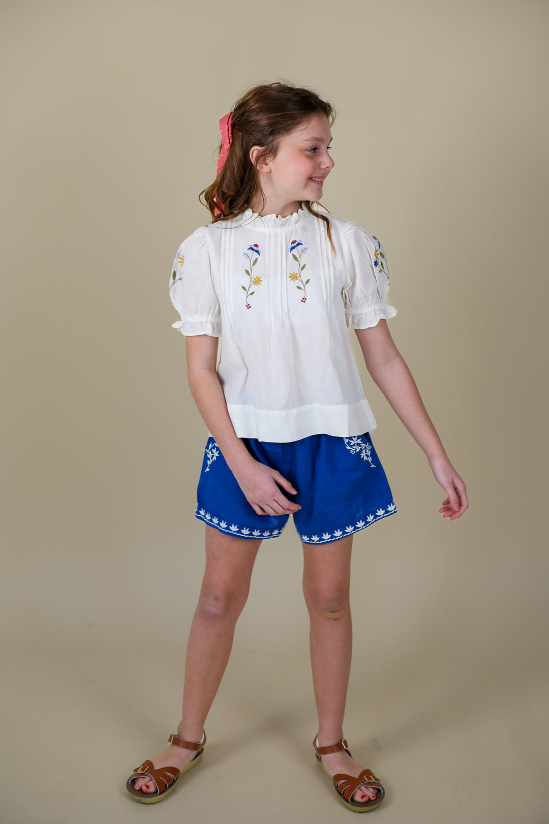 [Lali Kids] Luna Top - Opaline Linen