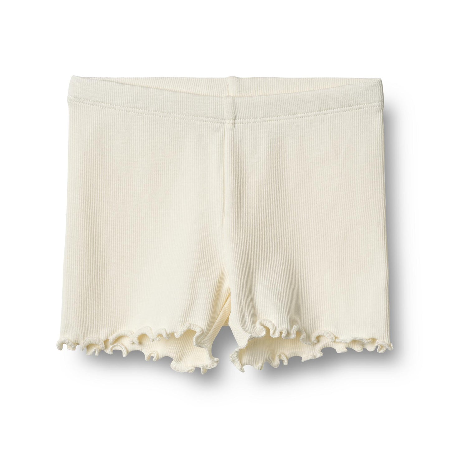 [Wheat] Rib Shorts Sine - Ivory