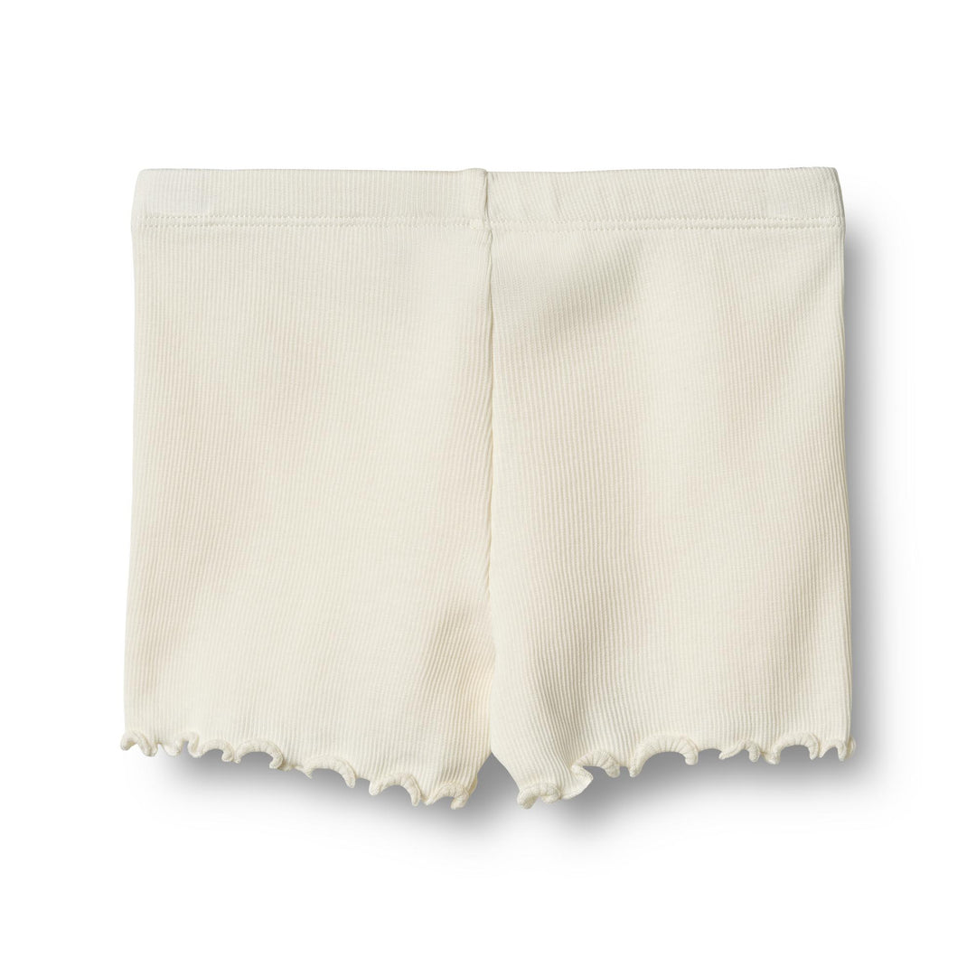 [Wheat] Rib Shorts Sine - Ivory