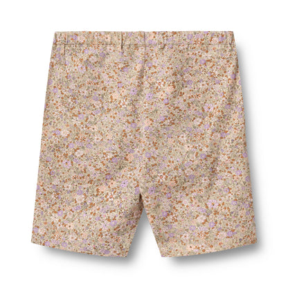 [Wheat] Bike Shorts Anne - Lilac Flower Meadow