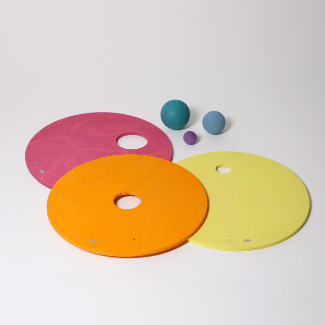 GRIMM’S x Stapelstein®- Rolling Discs Warm Pastel