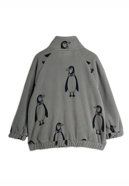 [Mini Rodini] Penguin Fleece Jacket- Grey
