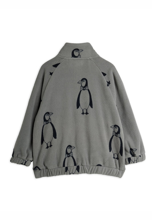 [Mini Rodini] Penguin Fleece Jacket- Grey