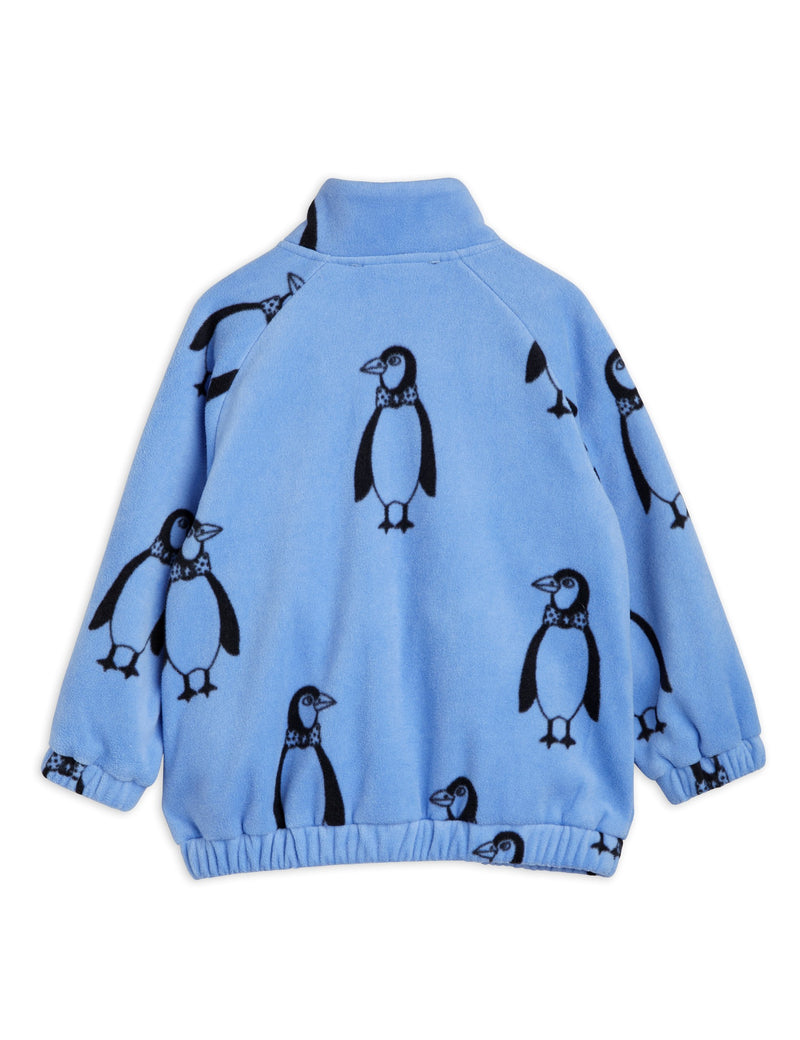 [Mini Rodini] Penguin Fleece Jacket- Blue