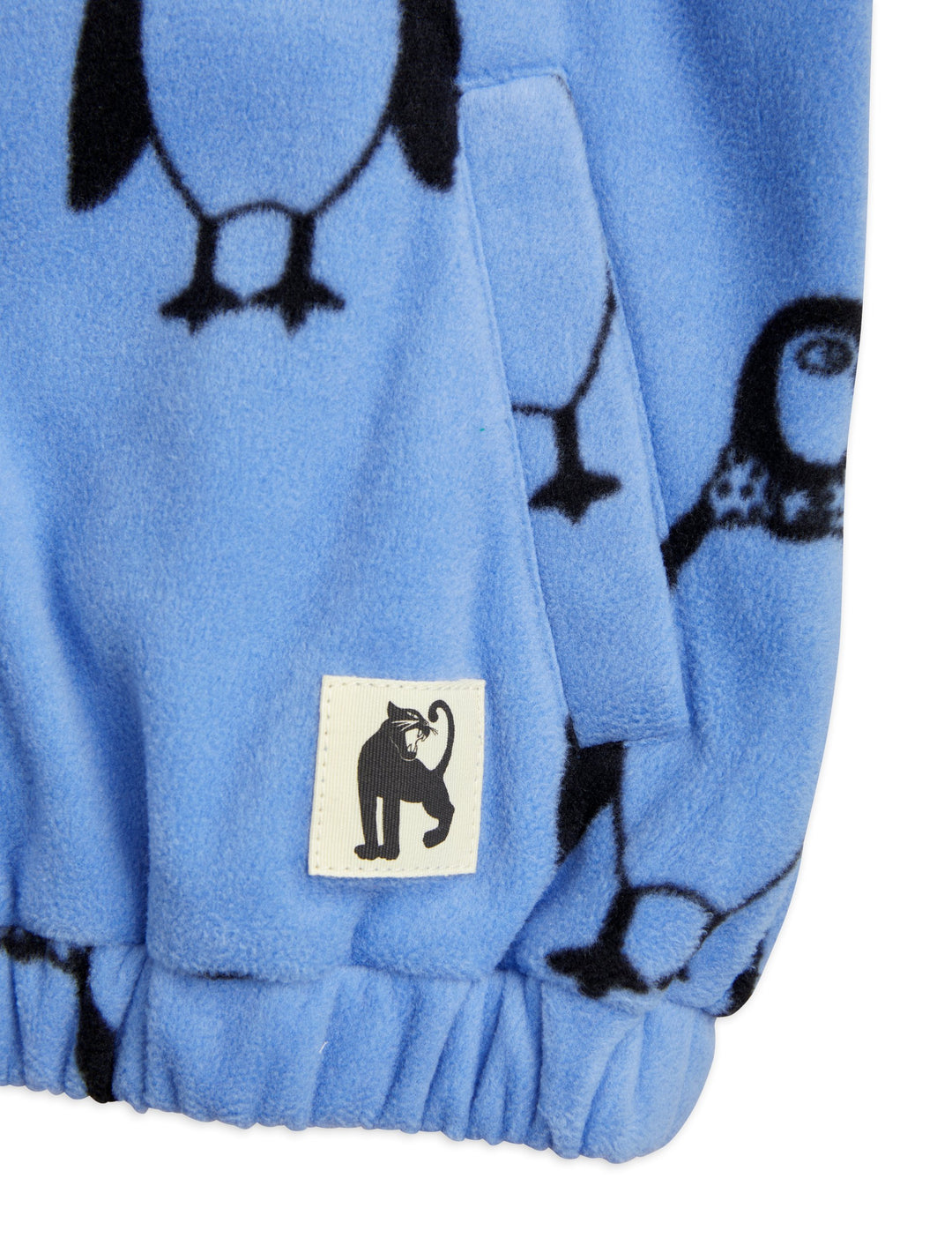 [Mini Rodini] Penguin Fleece Jacket- Blue