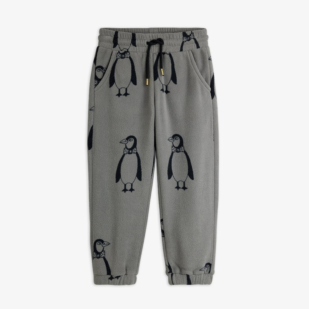 [Mini Rodini] Penguin Fleece Pants - Grey