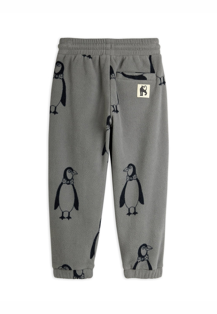 [Mini Rodini] Penguin Fleece Pants - Grey