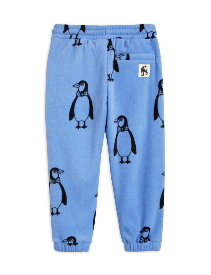 [Mini Rodini] Penguin Fleece Pants - Blue