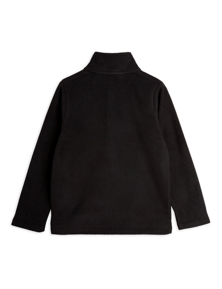 [Mini Rodini] Microfleece zip ls tee - Black