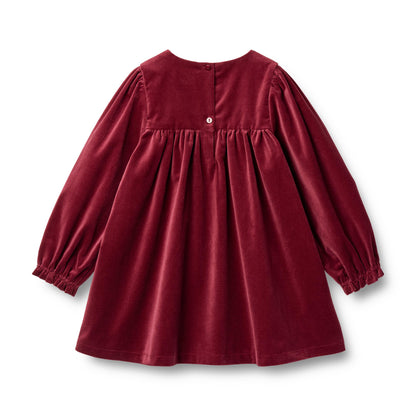 [Wheat] Dress L/S Elvira - Ruby Red