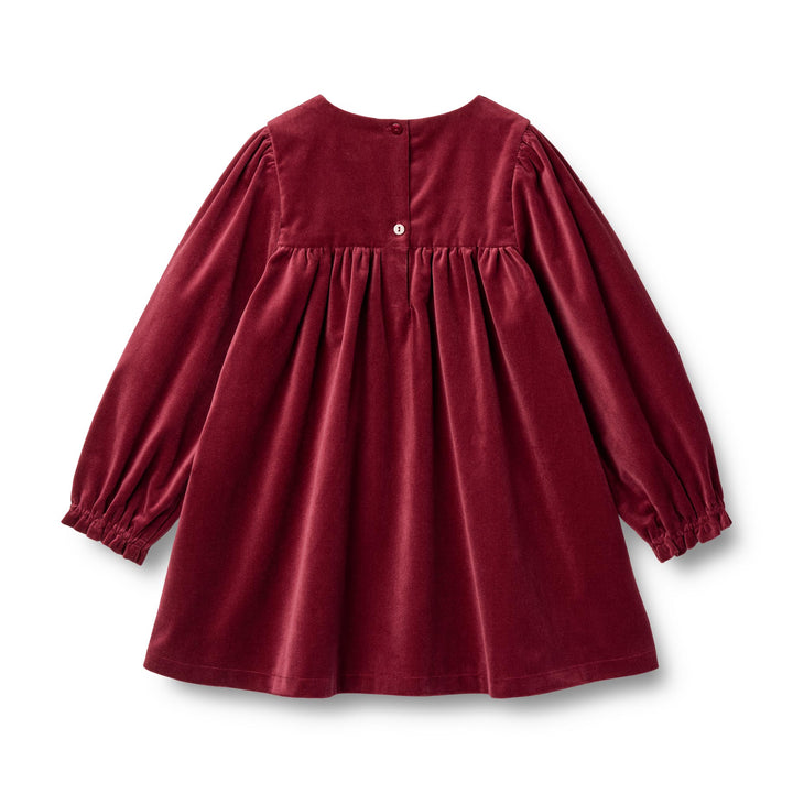 [Wheat] Dress L/S Elvira - Ruby Red