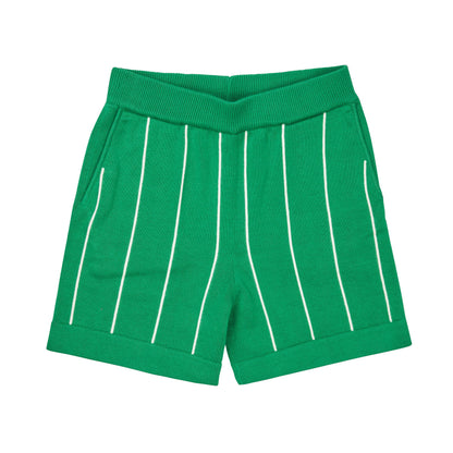 [FUB] Striped Shorts - Basil / Ecru