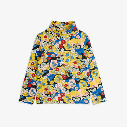 [Mini Rodini] Flowers Aop Turtleneck - Multi