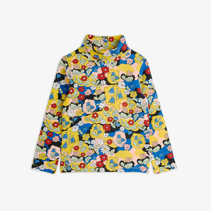 [Mini Rodini] Flowers Aop Turtleneck - Multi