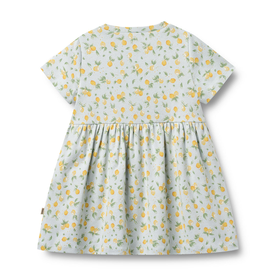 [Wheat] Jersey Dress Anna - Summer Blue Citrus