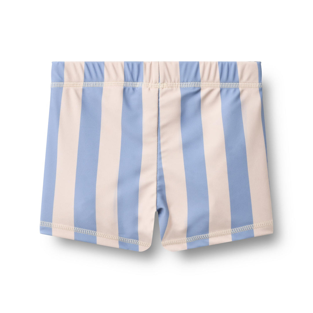 [Wheat]Swim Shorts Niki - Bold Blue Stripe