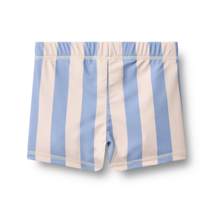 [Wheat]Swim Shorts Niki - Bold Blue Stripe