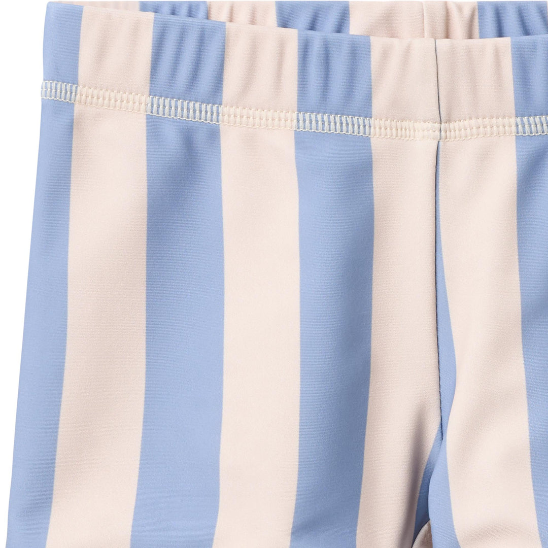 [Wheat]Swim Shorts Niki - Bold Blue Stripe