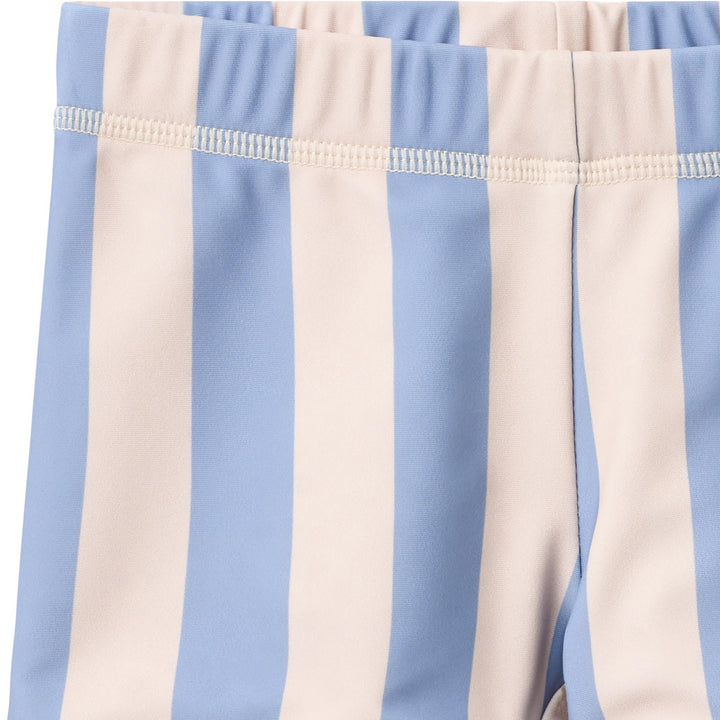 [Wheat]Swim Shorts Niki - Bold Blue Stripe