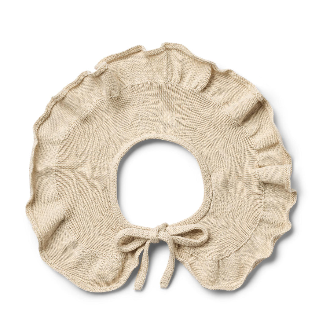 [Wheat] Knit Collar Edele - Offwhite