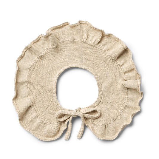 [Wheat] Knit Collar Edele - Offwhite