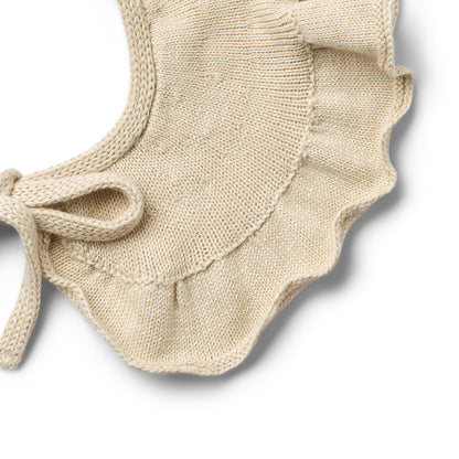 [Wheat] Knit Collar Edele - Offwhite