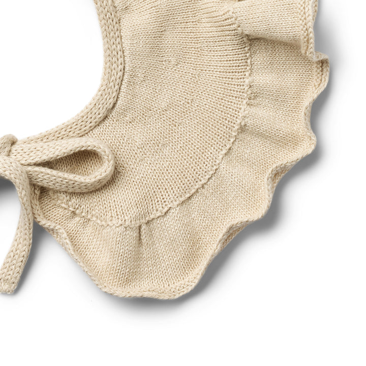 [Wheat] Knit Collar Edele - Offwhite