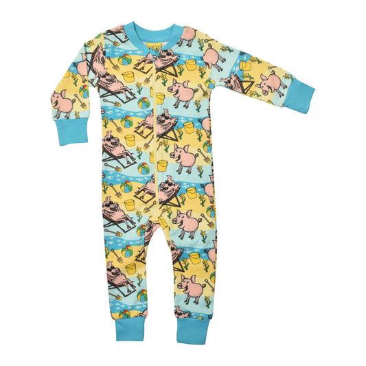 [DUNS Sweden]Zip suit- Beach Pig