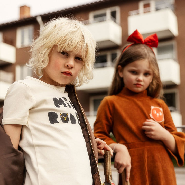 [Mini Rodini] Mini Rodini Cats T-shirt - Offwhite