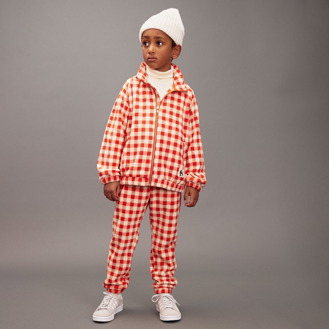 [Mini Rodini] Gingham Aop Jacket - Red