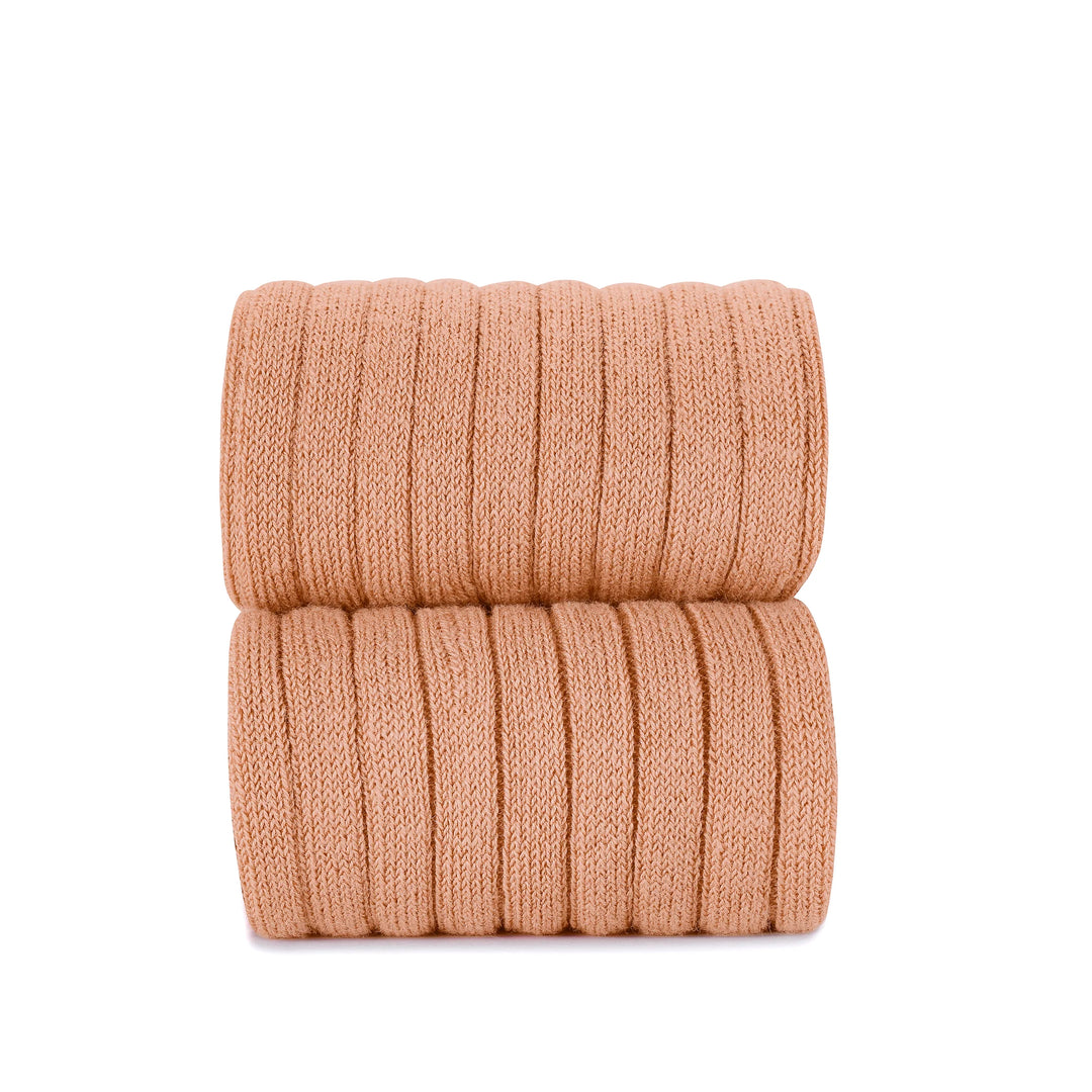 [Condor] Basic Rib Tights - [677 Nougatine]