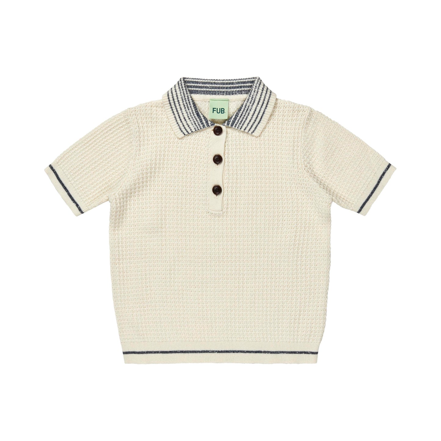 [Fub] Structure Polo - Ecru