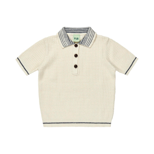 [Fub] Structure Polo - Ecru