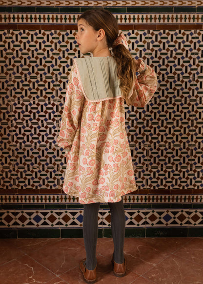[Bachaa]Odette  Dress-Promenade enchantée print