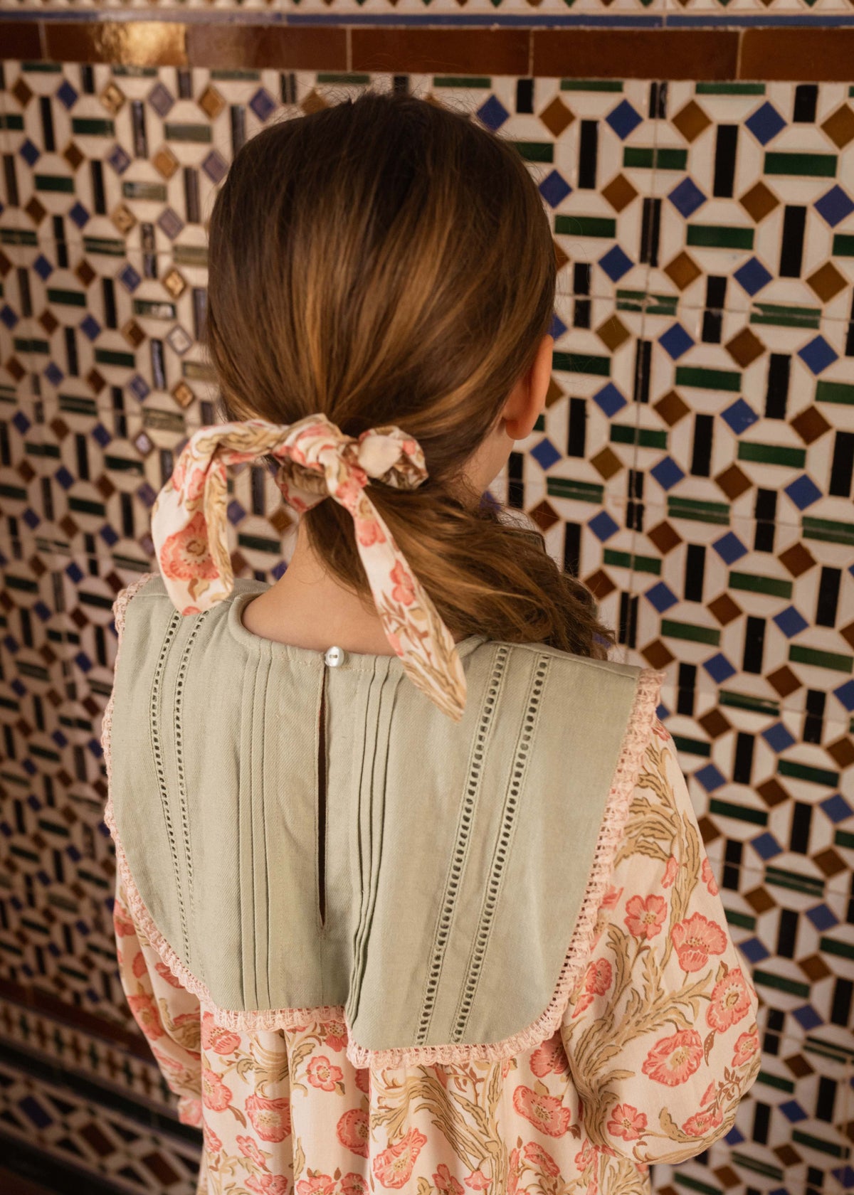 [Bachaa]Odette  Dress-Promenade enchantée print