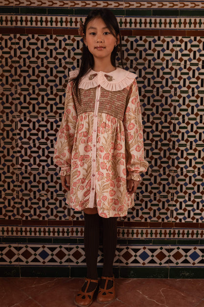 [Bachaa]Augustine Dress -Promenade enchantée print