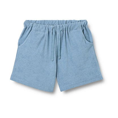[Wheat]Set Polo S/S & Shorts Marlo - Faded Denim