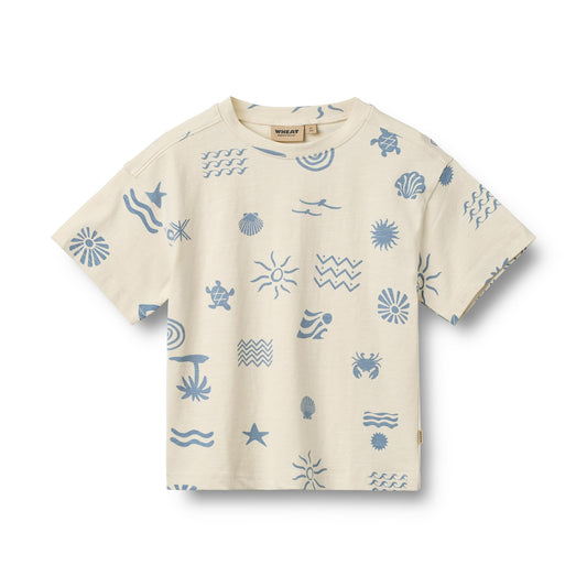 [Wheat]T-shirt S/S Tommy - Summer island
