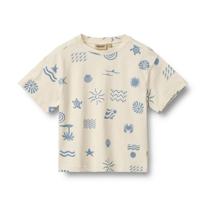 [Wheat]T-shirt S/S Tommy - Summer island
