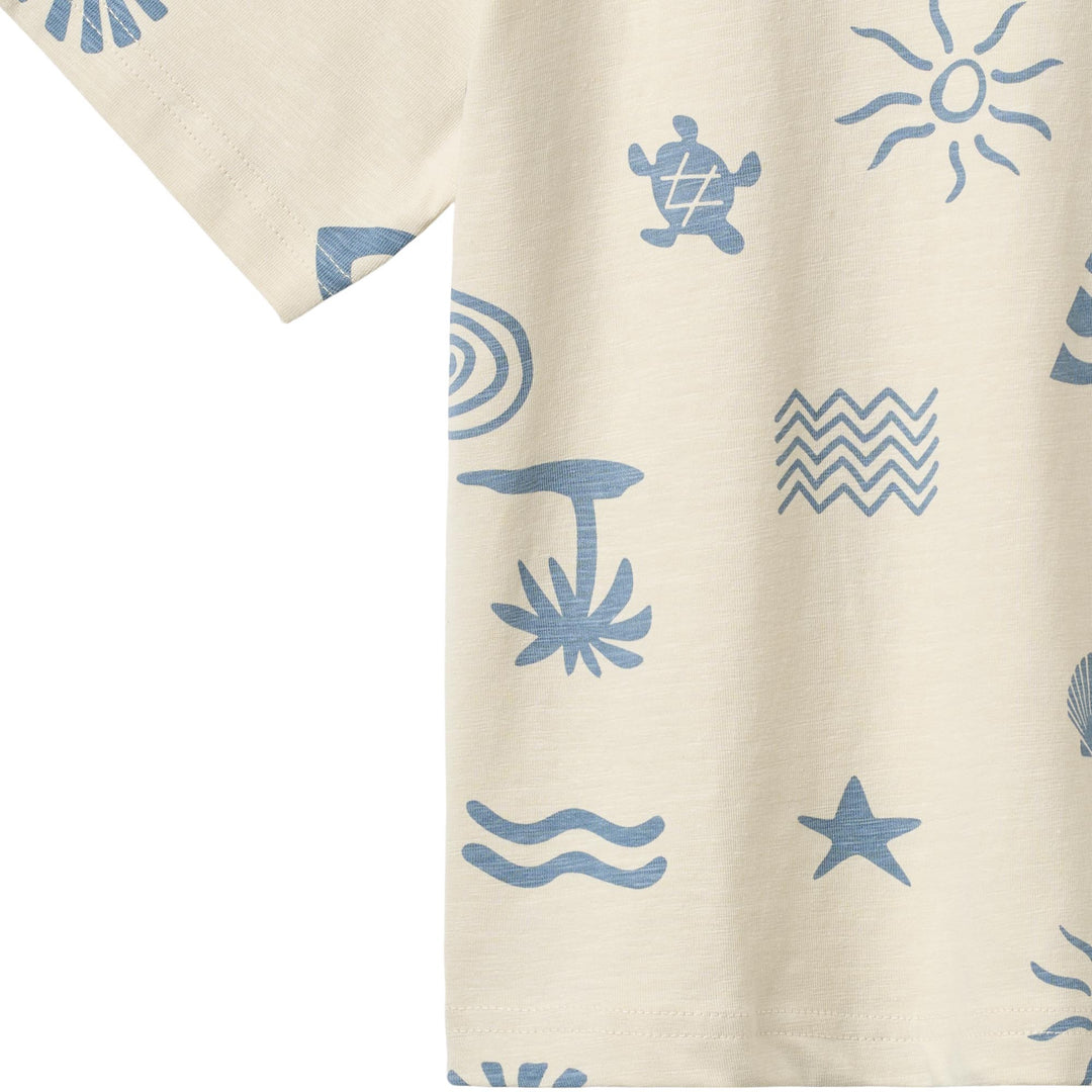[Wheat]T-shirt S/S Tommy - Summer island