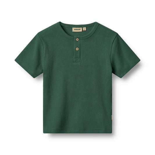 [Wheat] T-Shirt S/S Lumi - Green