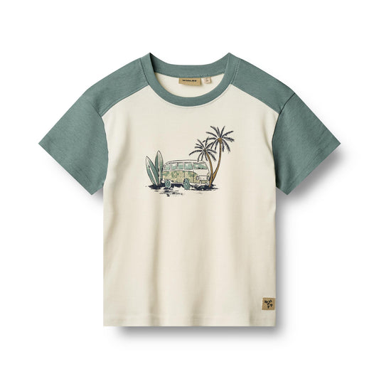 [Wheat] T-Shirt S/S Hector - Ivory