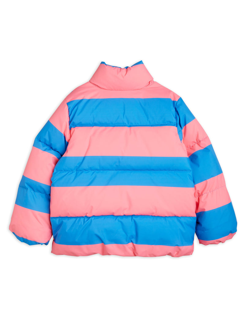 [Mini Rodini] Stripe Puffer Jacket Pink