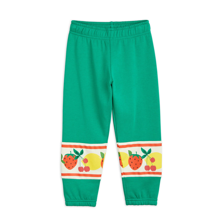 [Mini Rodini] Fruits border sweatpants green